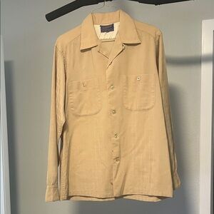 Vintage Pendleton Cream Wool Shirt